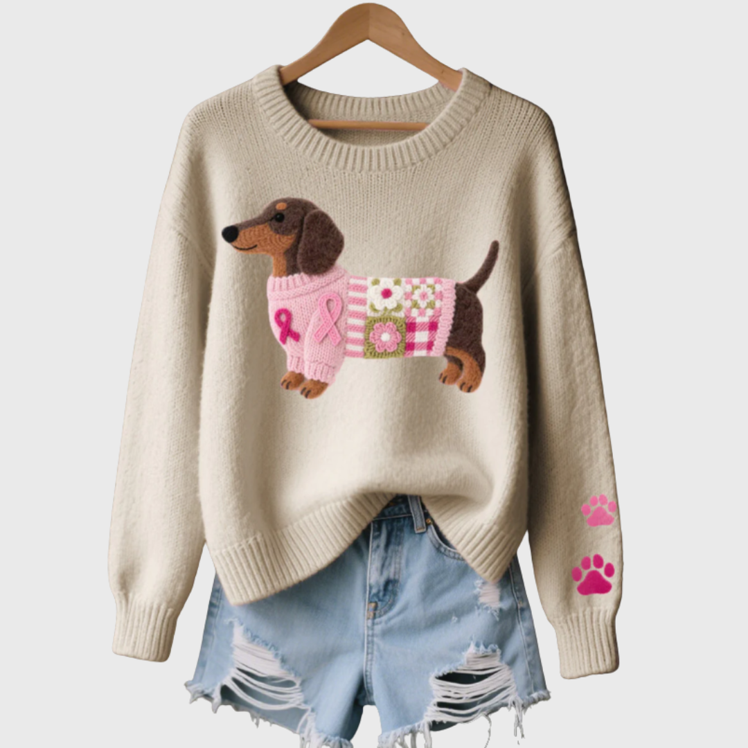 Naoni | Villafliisist kootud sviiter taksimotiiviga