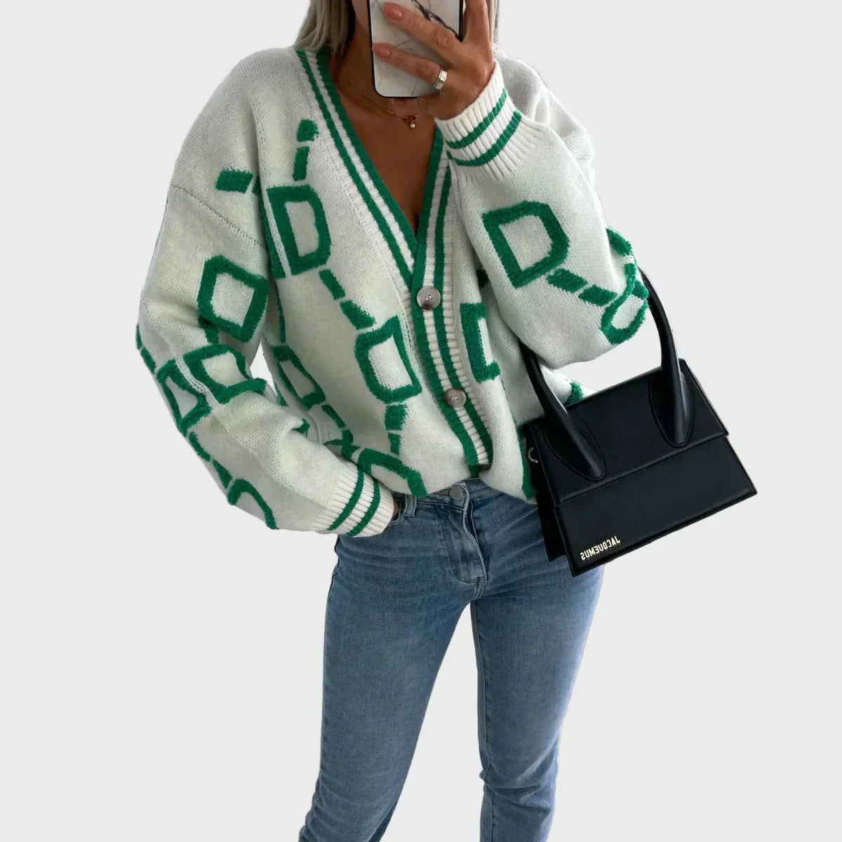 Moderen – Geomeetrilise mustriga kootud toode